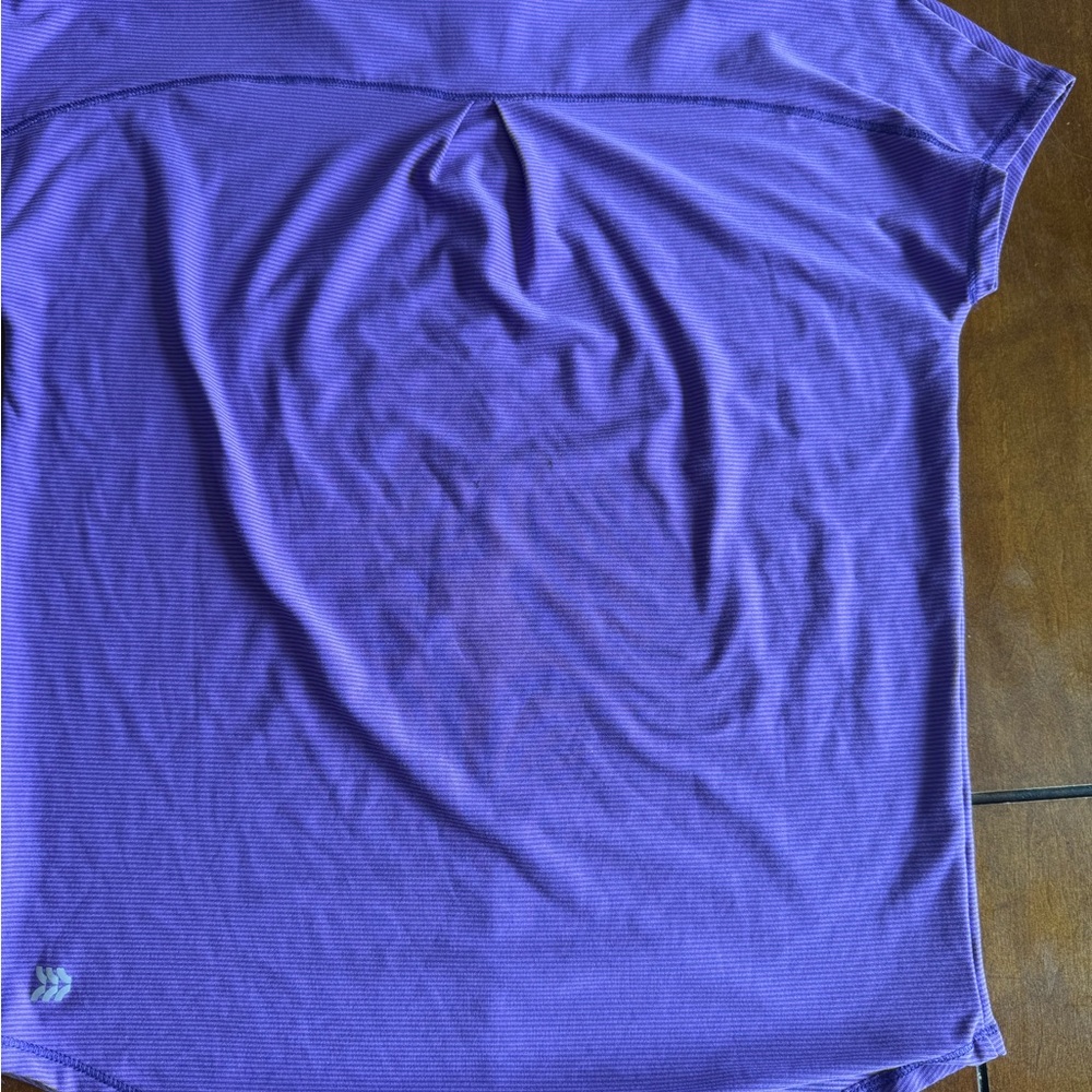 All in Motion Vibrant Purple Short Sleeve Top